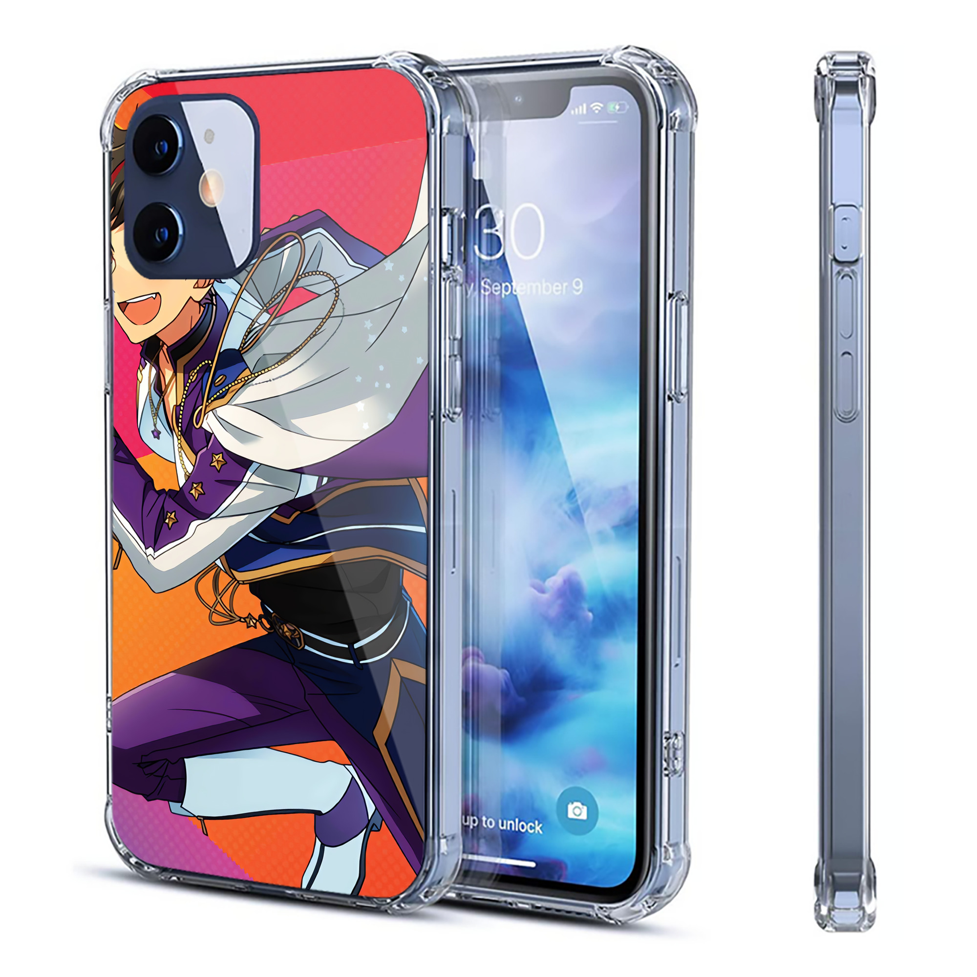 （画像用） あんさんぶるスターズ! Ensemble Stars 【iPhone 12シリーズ対応】透明スマホケース（クリアソフトケース）